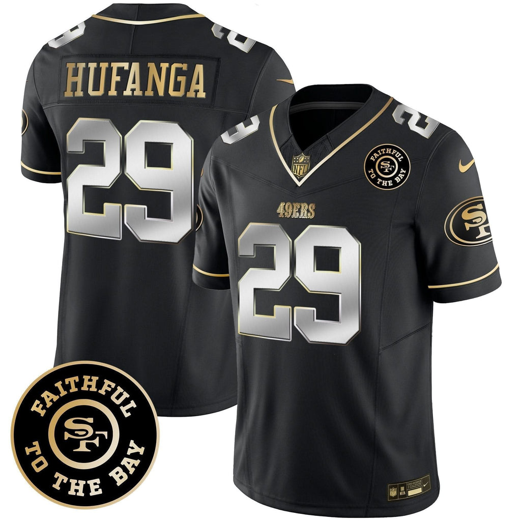 49ers Faithful To The Bay Patch Vapor Limited Jersey V6 - All Stitched